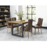 Signature Collection Indus Rustic Oak 4-6 Dining Table