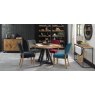 Signature Collection Indus Rustic Oak Circular Dining Table