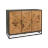 Signature Collection Indus Rustic Oak & Peppercorn Narrow Sideboard