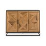 Signature Collection Indus Rustic Oak & Peppercorn Narrow Sideboard