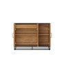 Signature Collection Indus Rustic Oak & Peppercorn Narrow Sideboard