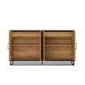Signature Collection Indus Rustic Oak & Peppercorn Wide Sideboard