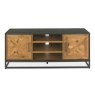 Signature Collection Indus Rustic Oak & Peppercorn Entertainment Unit