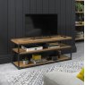 Signature Collection Indus Rustic Oak Open Entertainment Unit