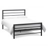 Headboards & Bedsteads Collection Urban Matt Black Bedstead Small Double 122cm