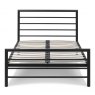 Headboards & Bedsteads Collection Urban Matt Black Bedstead Double 135cm