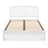 Premier Collection Ashby White Slatted Bedstead Small Double 122cm