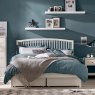 Premier Collection Ashby White Slatted Bedstead Double 135cm