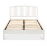 Premier Collection Ashby White Slatted Bedstead Double 135cm