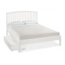 Premier Collection Ashby White Slatted Bedstead Double 135cm
