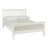 Gallery Collection Atlanta White High Footend Bedstead Double 135cm