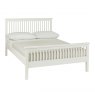 Gallery Collection Atlanta White High Footend Bedstead King 150cm
