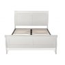 Bentley Designs Chantilly White Panel Bedstead- Double 135cm- front on