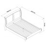 Signature Collection Bordeaux Ivory Low Footend Bedstead King 150cm