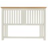 Premier Collection Hampstead Soft Grey & Pale Oak Headboard Slatted King 150cm