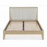 Premier Collection Rimini Aged Oak & Weathered Oak Slatted Bedstead 135cm Double