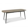 Gallery Collection Vintage Weathered Oak & Peppercorn 6-8 Extension Table