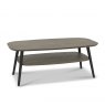 Premier Collection Vintage Weathered Oak & Peppercorn Coffee Table