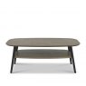 Gallery Collection Vintage Weathered Oak & Peppercorn Coffee Table