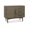 Gallery Collection Vintage Weathered Oak & Peppercorn Narrow Sideboard