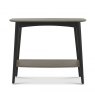 Gallery Collection Vintage Weathered Oak & Peppercorn Console Table