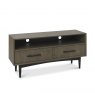 Gallery Collection Vintage Weathered Oak & Peppercorn Entertainment Unit