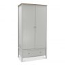 Premier Collection Whitby Scandi Oak & Warm Grey Double Wardrobe