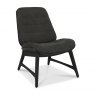 Gallery Collection Vintage Peppercorn Casual Chair - Dark Grey Fabric