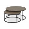 Signature Collection Chevron Weathered Ash Coffee Nest Of Tables