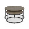 Signature Collection Chevron Weathered Ash Coffee Nest Of Tables