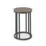 Signature Collection Chevron Weathered Ash Side Table