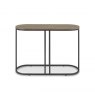 Signature Collection Chevron Weathered Ash Console Table