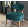 Signature Collection Margot Casual Chair - Sea Green Velvet Fabric