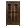 Premier Collection Lyon Walnut Double Display Unit