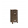 Premier Collection Lyon Walnut 5 Drawer Tall Chest