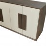 Premier Collection City Weathered Oak & Soft Grey Wide Sideboard