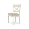 Premier Collection Montreux Pale Oak & Antique White Dining Set - 6-8 Table & 6 X Back Chairs