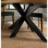 Bentley Designs Ellipse Rustic Oak 6 Seat Dining Table- feature frame