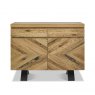 Bentley Designs Ellipse Rustic Oak Narrow Sideboard- front on