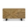 Bentley Designs Ellipse Rustic Oak Wide Sideboard- front on