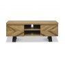 Bentley Designs Ellipse Rustic Oak Entertainment Unit- front on