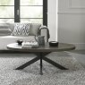 Bentley Designs Ellipse Fumed Oak Coffee Table- feature