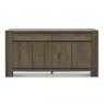 Bentley Designs Logan Fumed Oak Wide Sideboard- front on