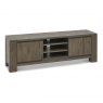 Bentley Designs Logan Fumed Oak Entertainment Unit- front angle shot