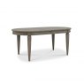 Bentley Designs Monroe Silver Grey 6-8 Seat Extending Dining Table- front angle