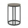 Bentley Designs Monroe Silver Grey Side Table- front on