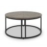 Bentley Designs Monroe Silver Grey Coffee Table- front on