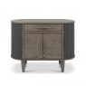 Bentley Designs Monroe Silver Grey Narrow Sideboard- front on