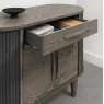 Bentley Designs Monroe Silver Grey Narrow Sideboard- close up 2