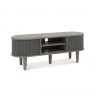 Bentley Designs Monroe Silver Grey Entertainment Unit- front angle